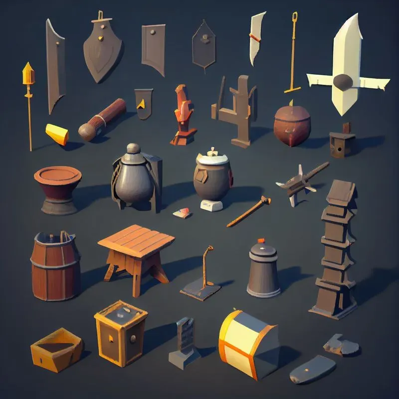 3D Game Asset Designs