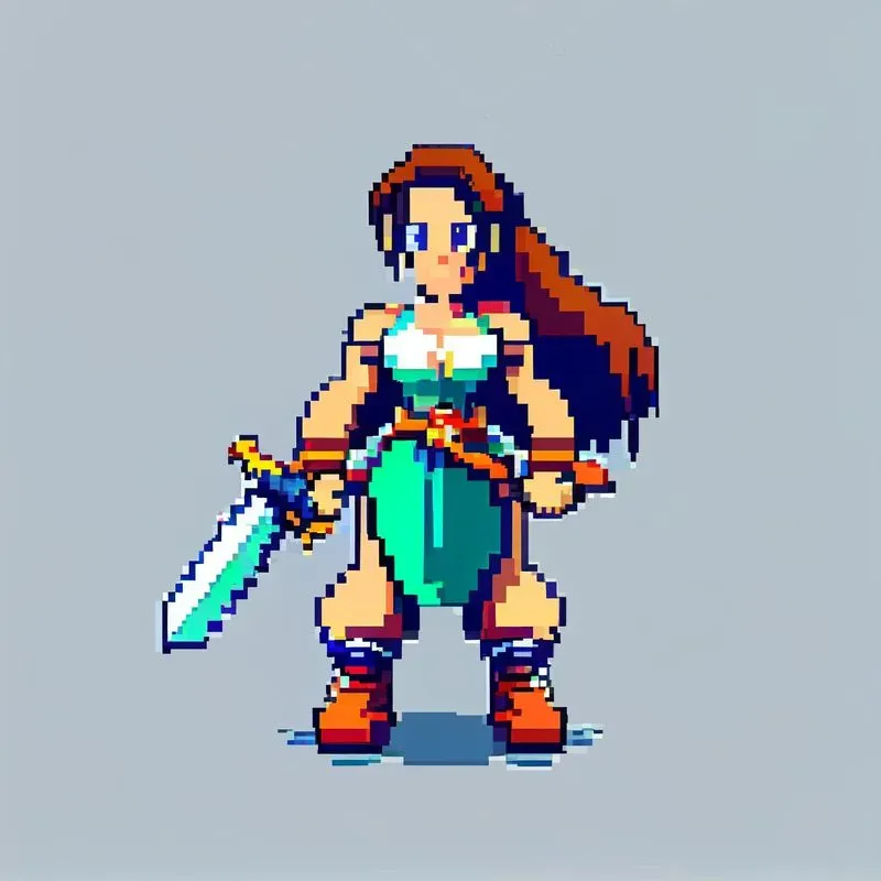 Pixel Video Game Designs