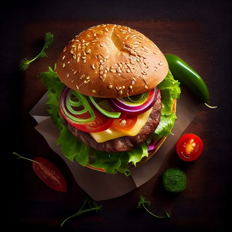 Realistic Fast Food Photographs
