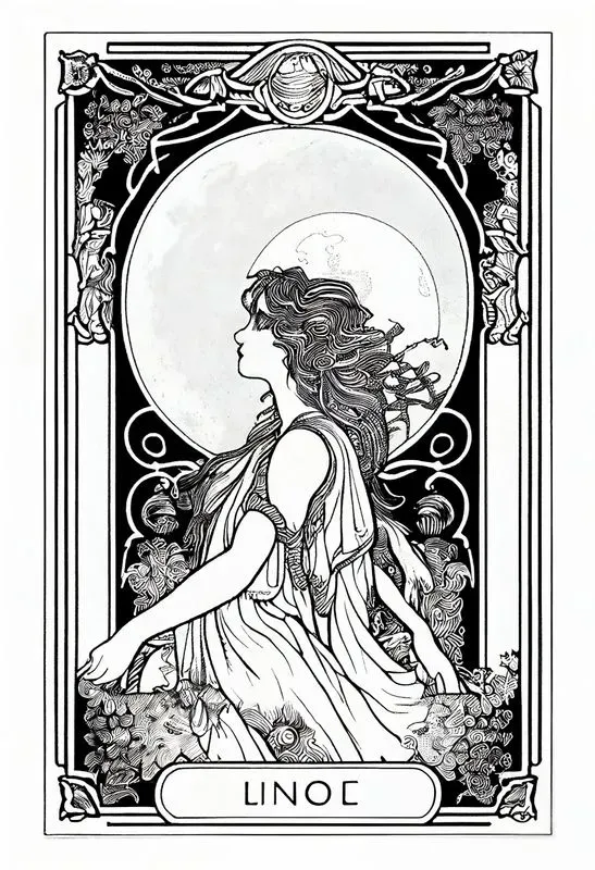 Lineart Tarot Card Designs