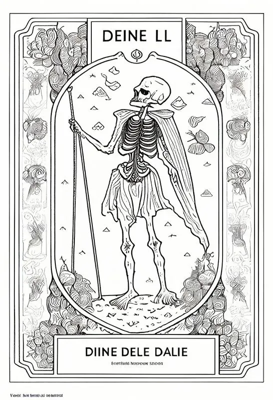 Lineart Tarot Card Designs