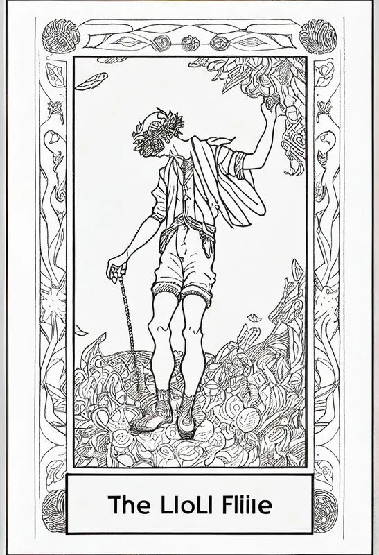 Lineart Tarot Card Designs