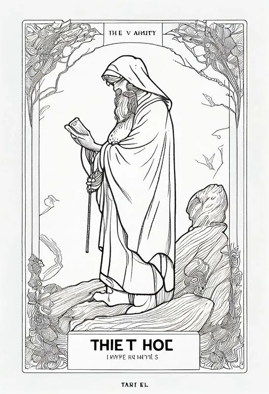 Lineart Tarot Card Designs