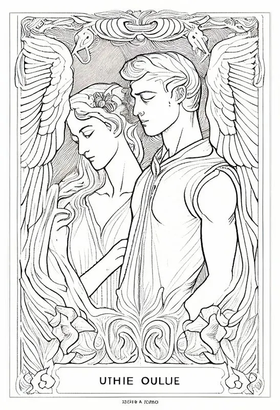 Lineart Tarot Card Designs