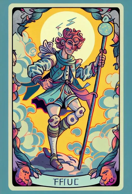 Cartoon Tarot Card Designs