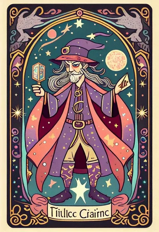 Cartoon Tarot Card Designs
