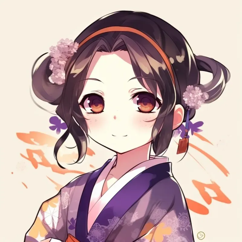 Cute Anime Chibi Character Portrait NFT