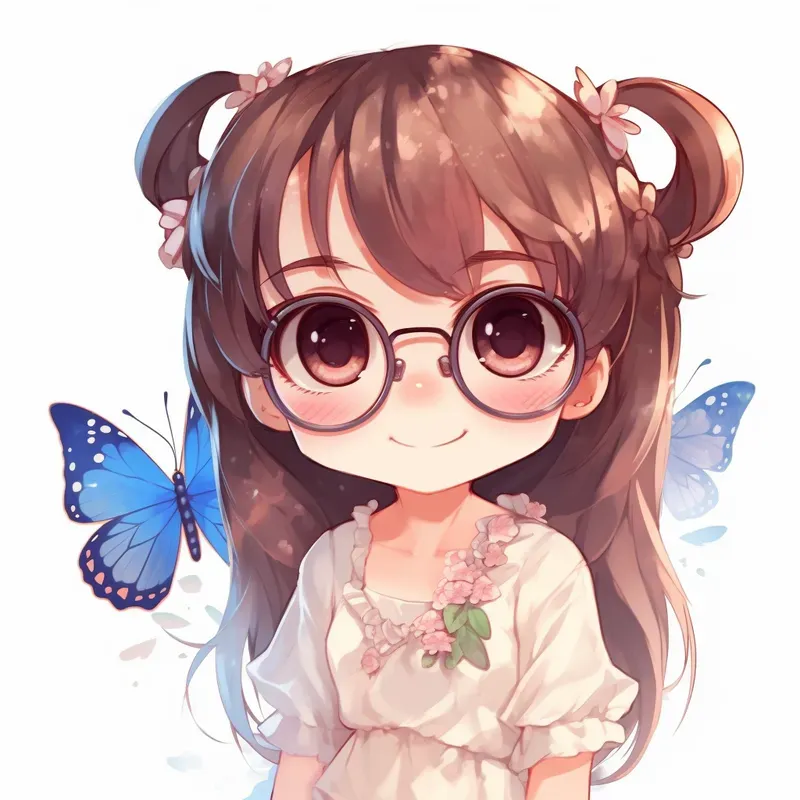 Cute Anime Chibi Character Portrait NFT