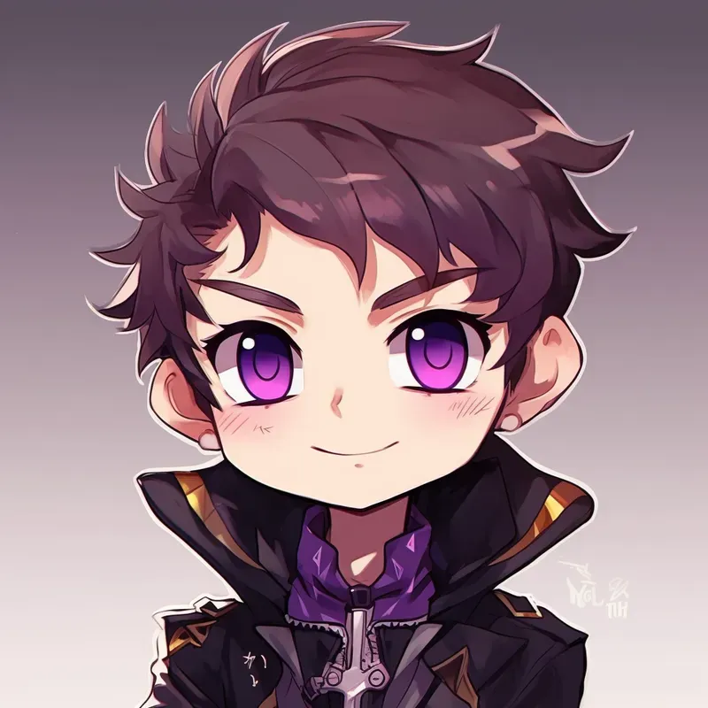 Cute Anime Chibi Character Portrait NFT