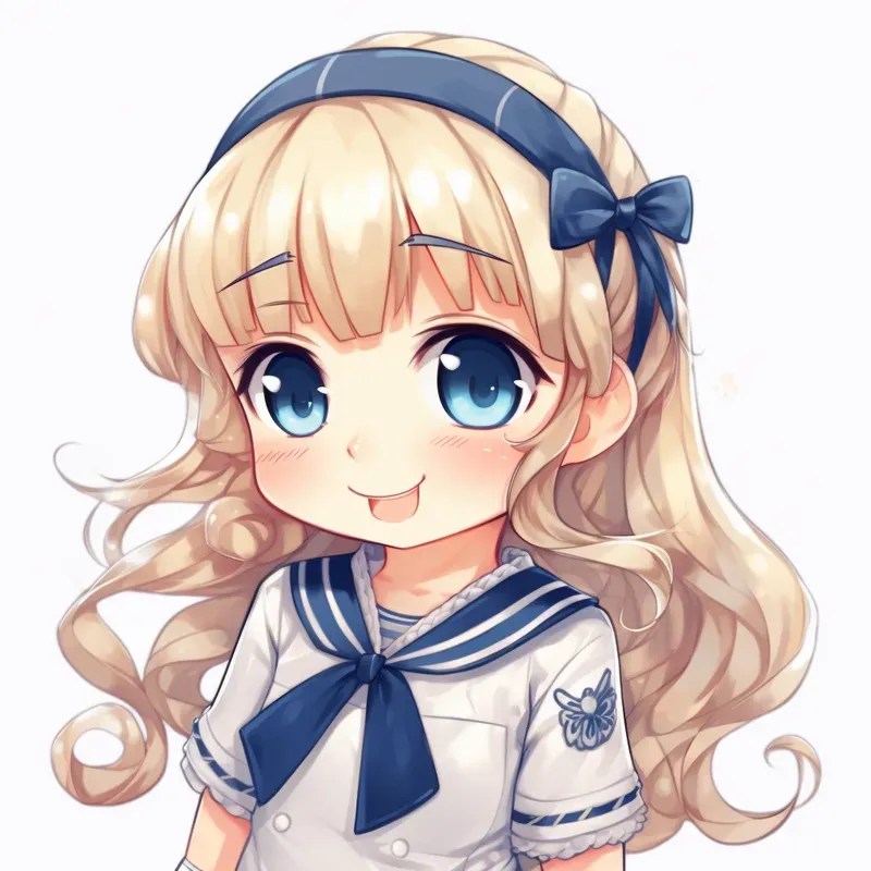 Cute Anime Chibi Character Portrait NFT