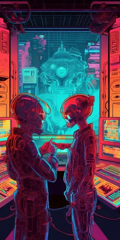 Detailed Comic Art Sceneries