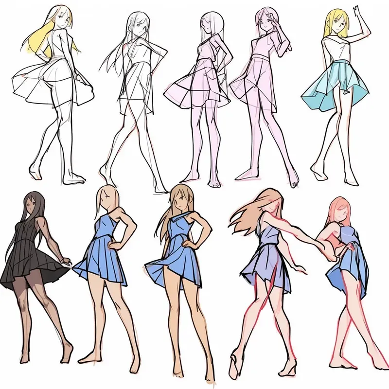 Anime Drawing References