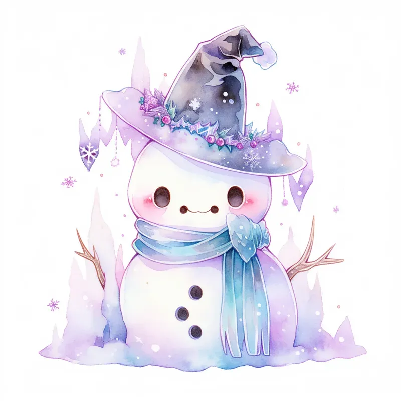 Watercolor Pastel Goth Christmases