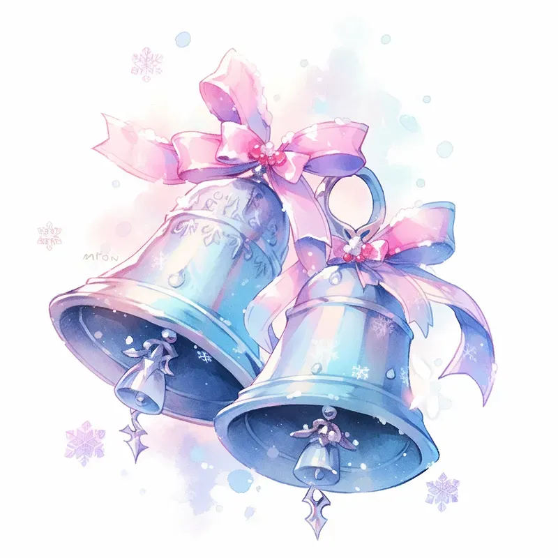 Watercolor Pastel Goth Christmases