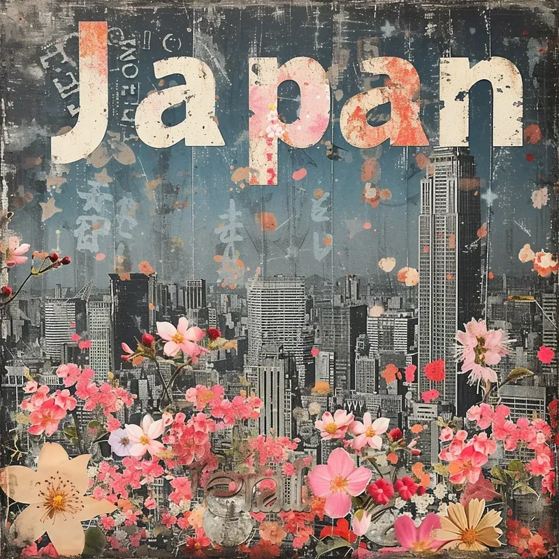 Vintage Travel Mood Board Postcards