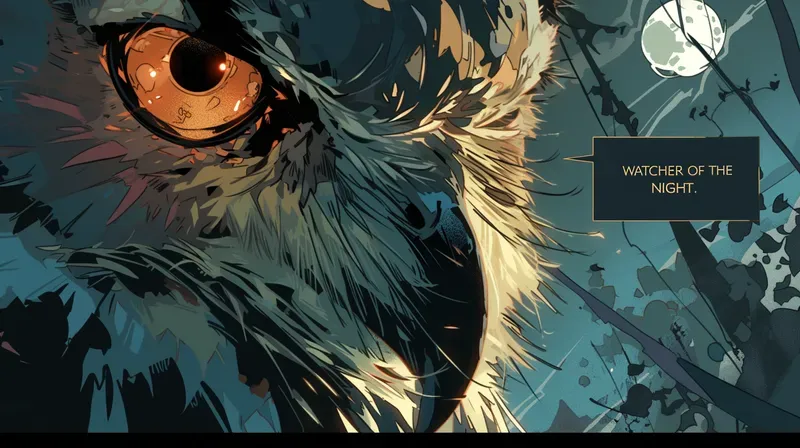 Close Up Comic Manga Art Style