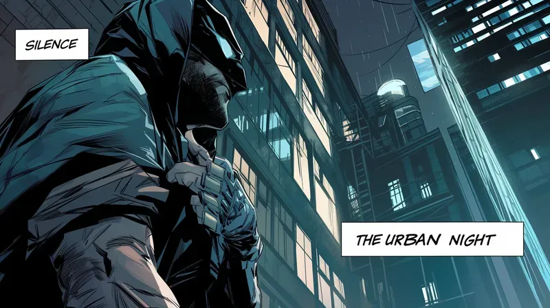 Close Up Comic Manga Art Style