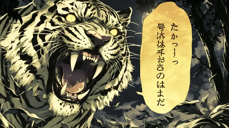 Close Up Comic Manga Art Style