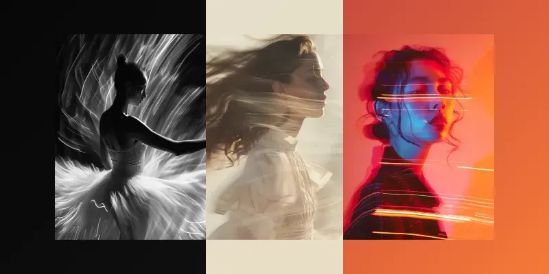Kinetic Motion Blur Photography generated by undefined