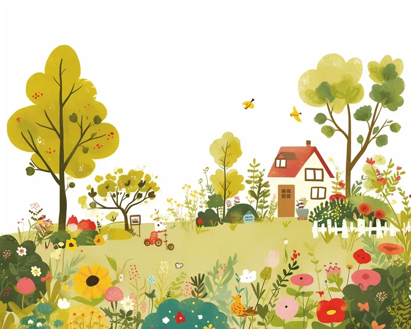 Children Books Background Illustrations