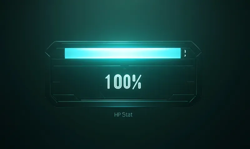 Video Game Life Bar Status Icons