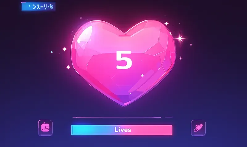 Video Game Life Bar Status Icons