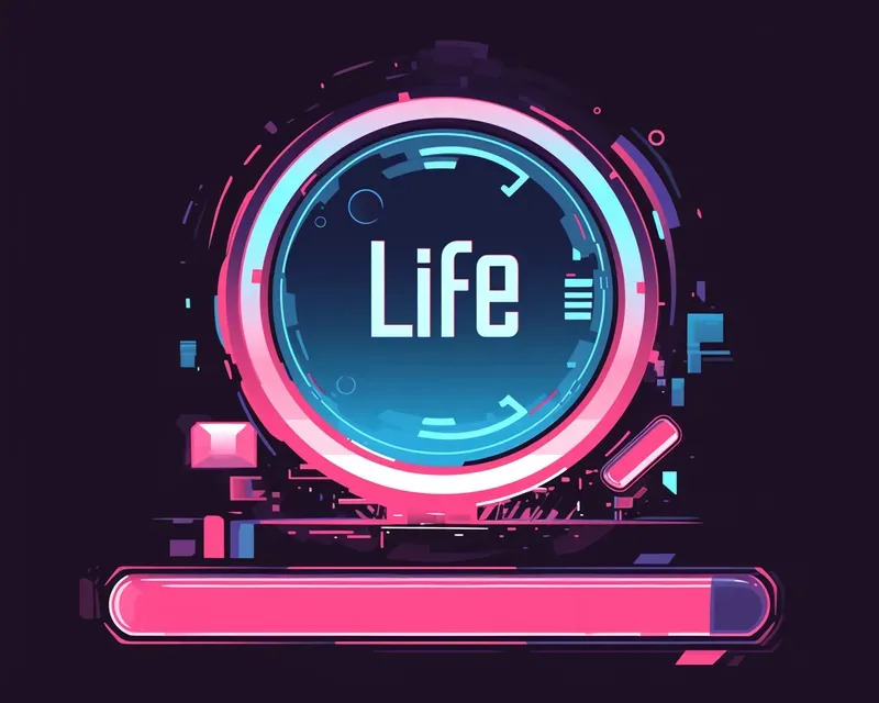Video Game Life Bar Status Icons