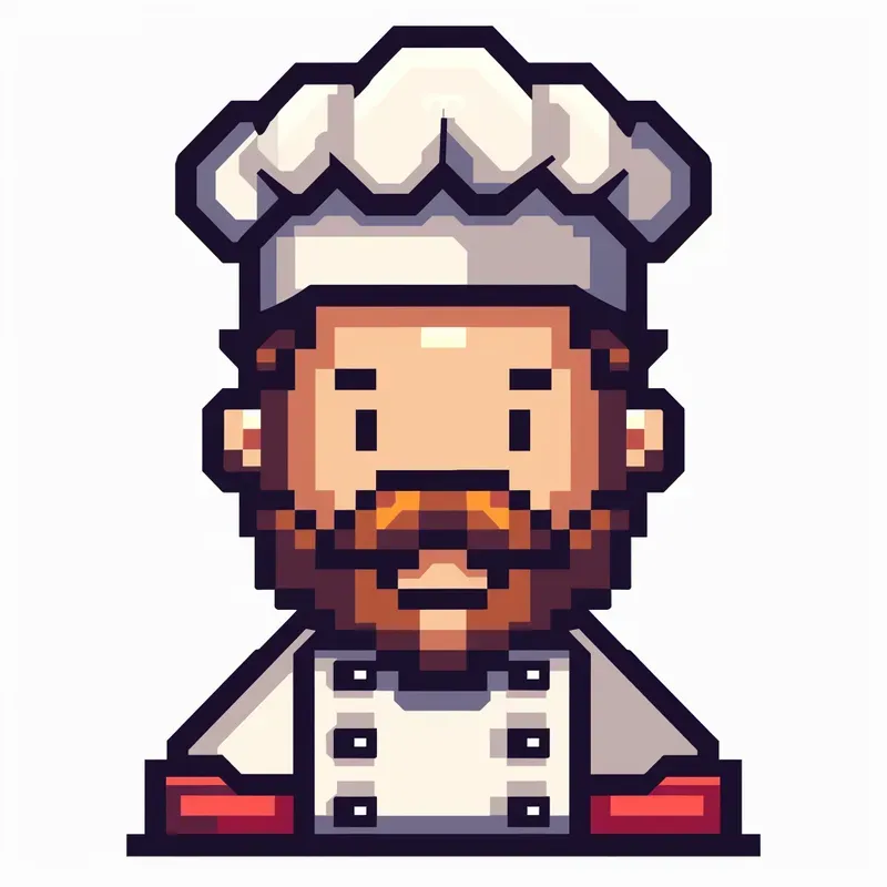 Pixel Art Flat Icon Illustrations