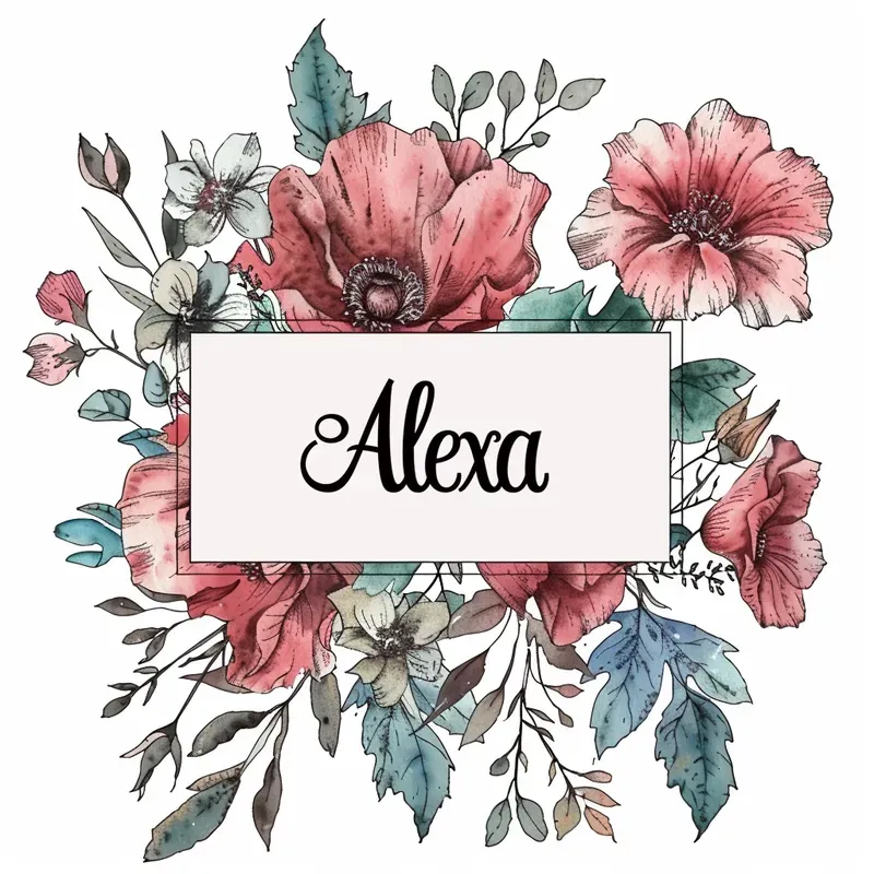 Watercolor Flower Wreaths With Texts