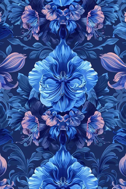 Elegant Baroque Floral Seamless Patterns