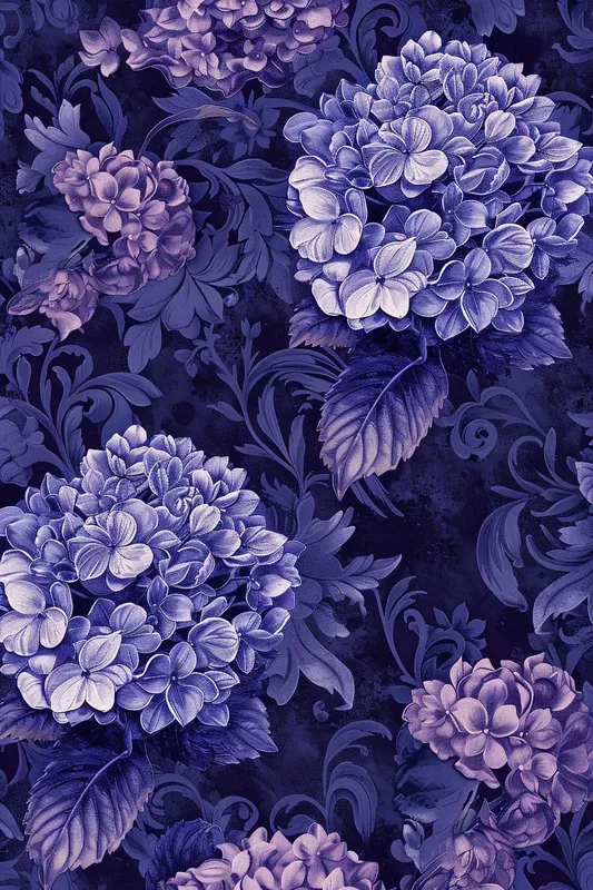 Elegant Baroque Floral Seamless Patterns