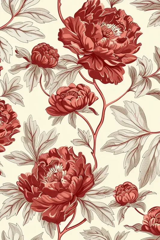 Elegant Baroque Floral Seamless Patterns