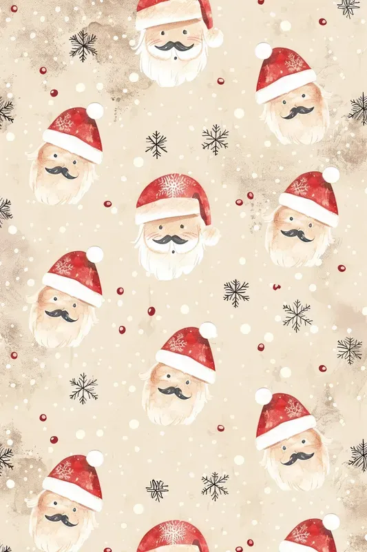 Cozy Winter Theme Seamless Patterns