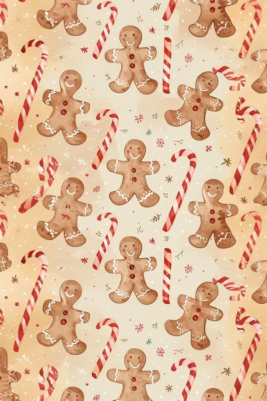Cozy Winter Theme Seamless Patterns