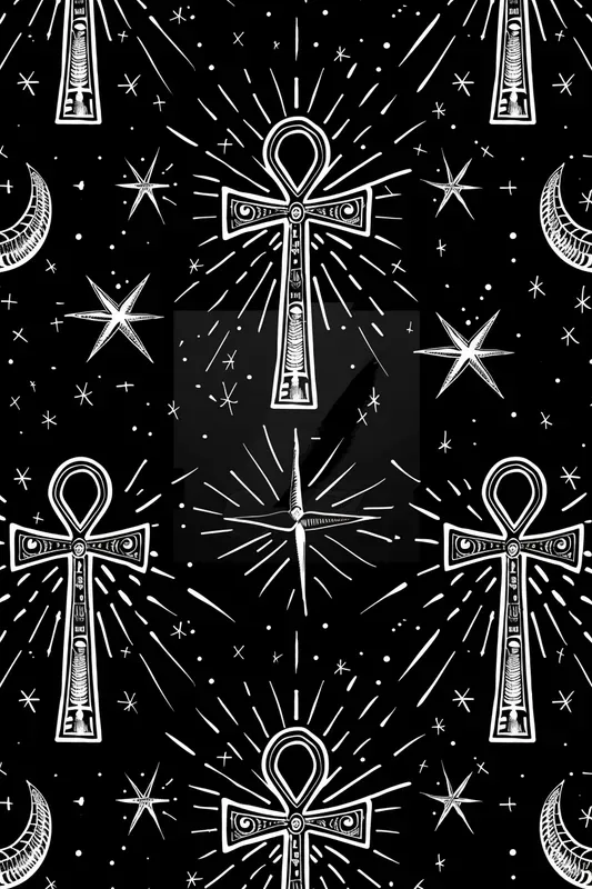 Seamless Pattern Celestial Designs