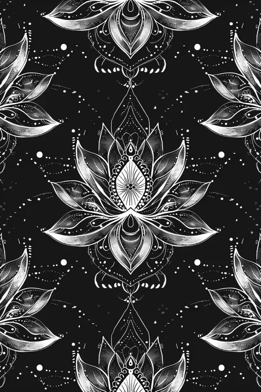 Seamless Pattern Celestial Designs