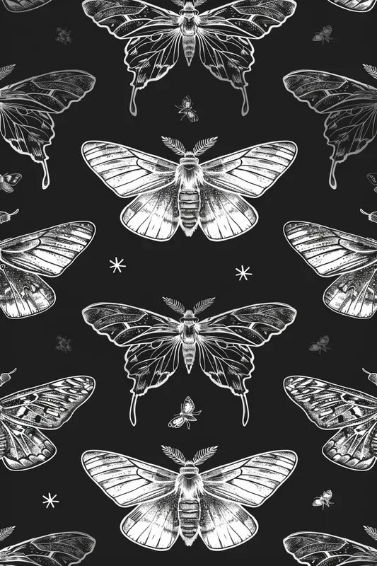 Seamless Pattern Celestial Designs