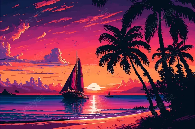 Tropical Sunset Bliss