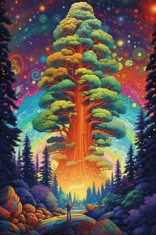 Vibrant Psychedelic Illusions