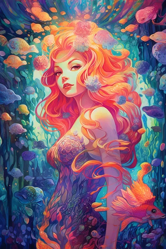 Vibrant Psychedelic Illusions