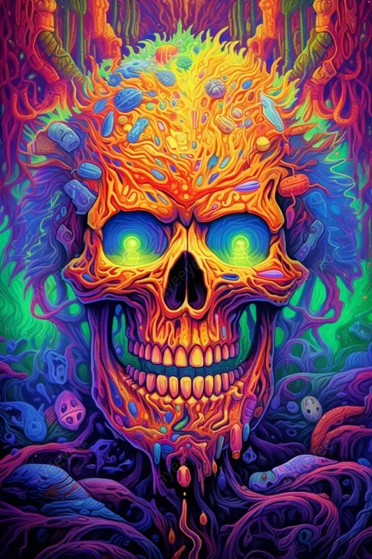Vibrant Psychedelic Illusions