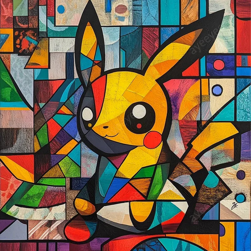 Cubist Pop Art