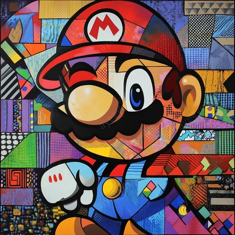 Cubist Pop Art