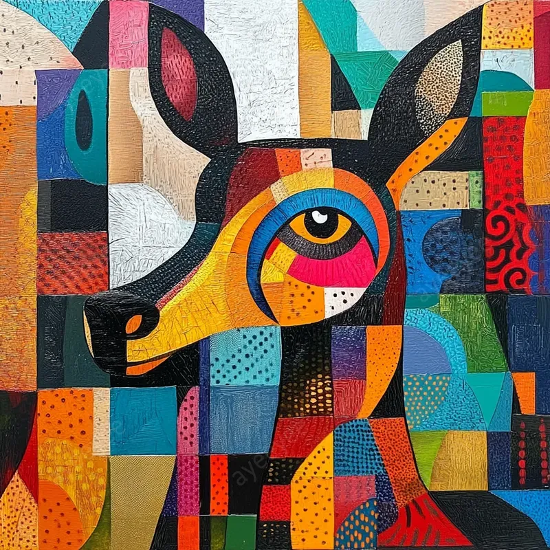 Cubist Pop Art
