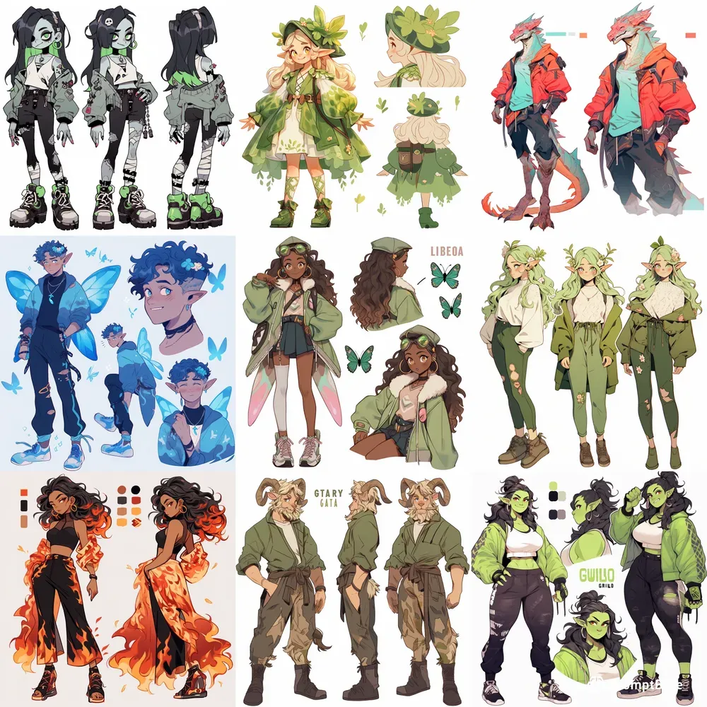 Adoptable Fantasy Races
