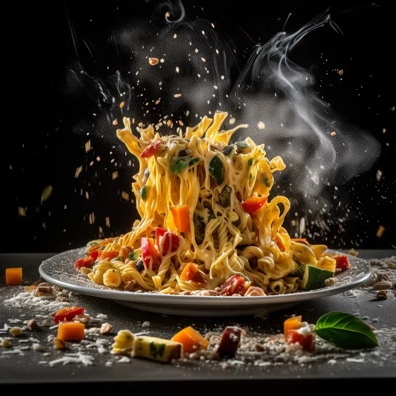 Exploding Food Photographs