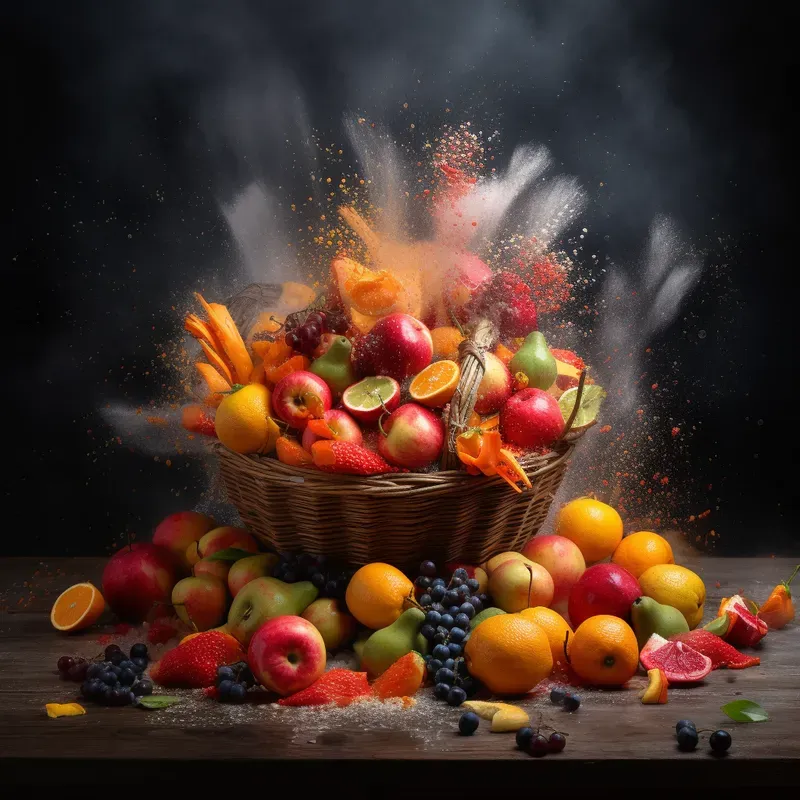 Exploding Food Photographs