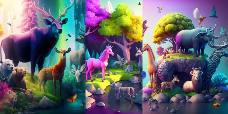 Animalscapes generated by undefined