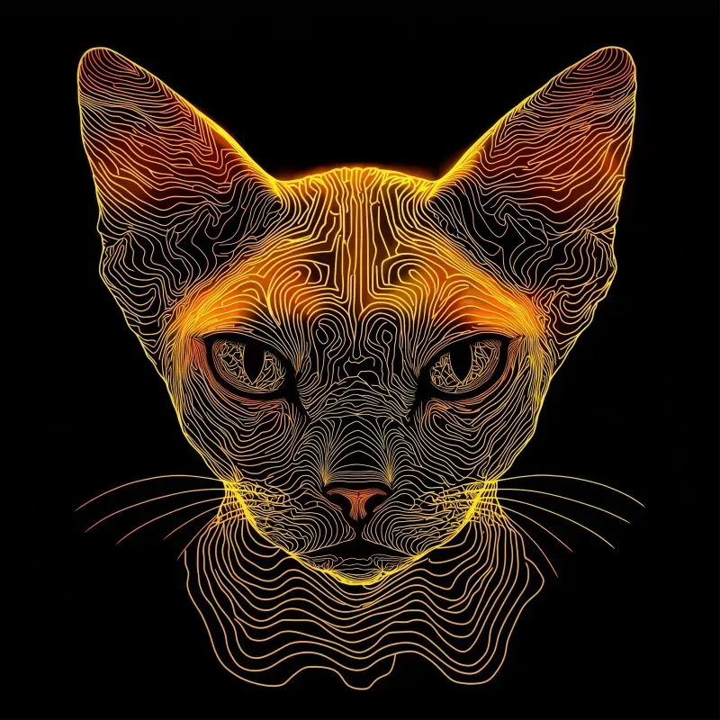 Artworks In Topographic Map Art Style