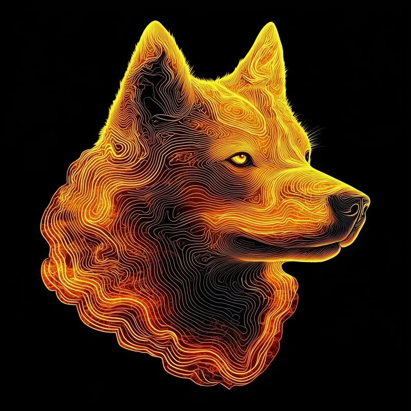 Artworks In Topographic Map Art Style